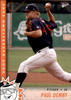 2009 MultiAd Hagerstown Suns #3 Paul Demny Front