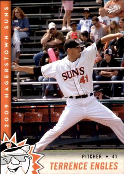 2009 MultiAd Hagerstown Suns #4 Terrence Engles Front