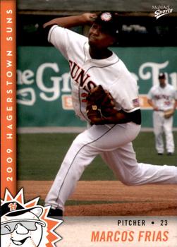 2009 MultiAd Hagerstown Suns #5 Marcos Frias Front