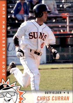 2009 MultiAd Hagerstown Suns #24 Chris Curran Front