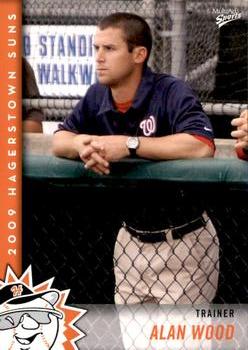 2009 MultiAd Hagerstown Suns #31 Alan Wood Front