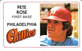 1981 Perma-Graphics Superstar Credit Cards #005 Pete Rose Front