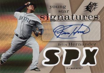 2007 SPx - Young Stars Signatures #YS-FH Felix Hernandez Front
