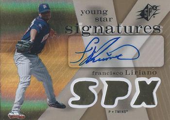 2007 SPx - Young Stars Signatures #YS-FL Francisco Liriano Front