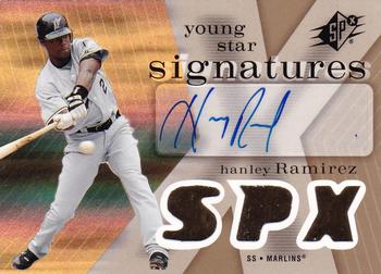 2007 SPx - Young Stars Signatures #YS-HR Hanley Ramirez Front