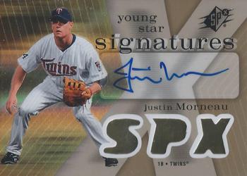 2007 SPx - Young Stars Signatures #YS-MO Justin Morneau Front