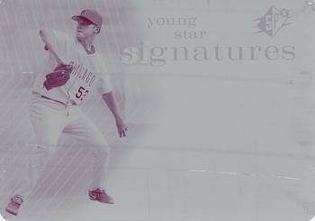 2007 SPx - Young Stars Signatures Printing Plates Magenta #YS-HI Rich Hill Front