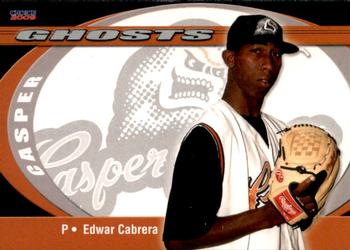 2009 Choice Casper Ghosts #7 Edwar Cabrera Front