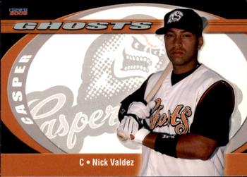 2009 Choice Casper Ghosts #36 Nick Valdez Front