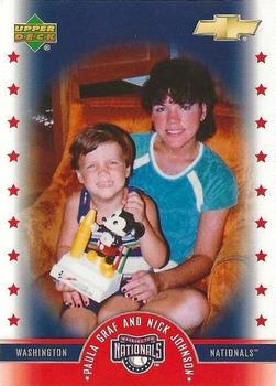 2007 Upper Deck Mother's Day Washington Nationals #8 Nick Johnson Front