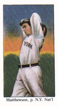 1909-11 American Caramel (E90-1) Hall of Fame Reprints #NNO Christy Mathewson Front