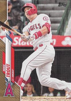 2020 Topps - Gold #1 Mike Trout Front
