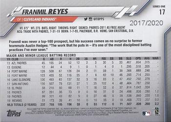 2020 Topps - Gold #17 Franmil Reyes Back