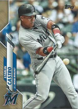 2020 Topps - Gold #29 Starlin Castro Front