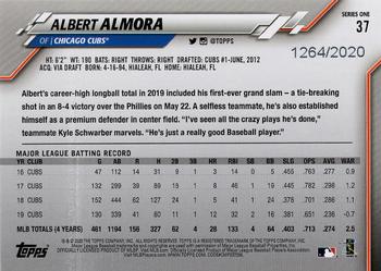 2020 Topps - Gold #37 Albert Almora Back