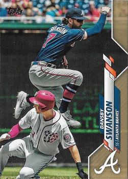 2020 Topps - Gold #47 Dansby Swanson Front