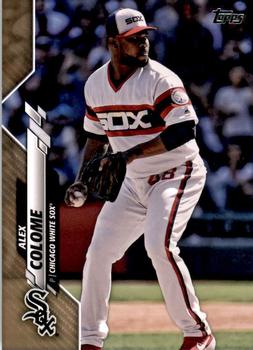 2020 Topps - Gold #93 Alex Colome Front