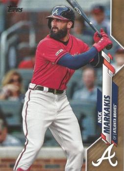 2020 Topps - Gold #156 Nick Markakis Front