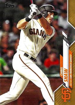 2020 Topps - Gold #362 Chris Shaw Front