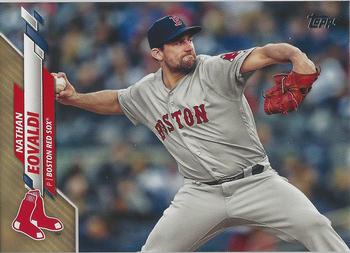 2020 Topps - Gold #378 Nathan Eovaldi Front