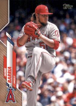 2020 Topps - Gold #428 Jaime Barria Front