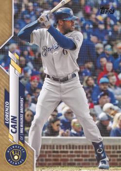 2020 Topps - Gold #471 Lorenzo Cain Front