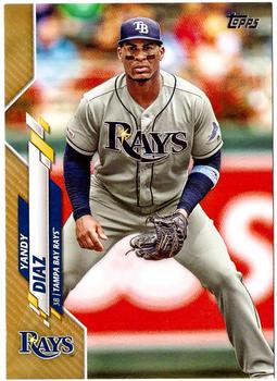 2020 Topps - Gold #487 Yandy Diaz Front