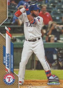 2020 Topps - Gold #577 Elvis Andrus Front