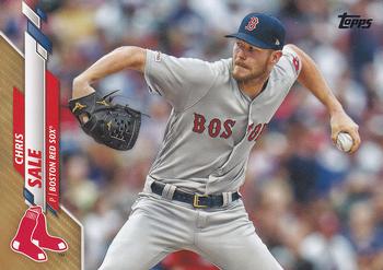2020 Topps - Gold #672 Chris Sale Front