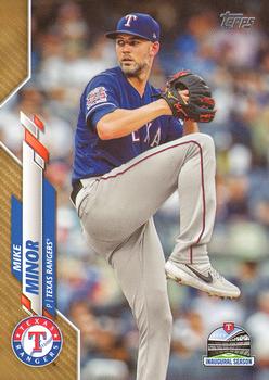 2020 Topps - Gold #684 Mike Minor Front