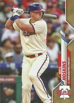 2020 Topps - Gold #687 Rhys Hoskins Front