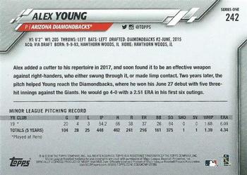 2020 Topps - Rainbow Foil #242 Alex Young Back
