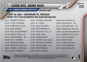 2020 Topps - Rainbow Foil #325 Good-Bye, Home Run! Back