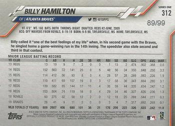 2020 Topps - Vintage Stock #312 Billy Hamilton Back