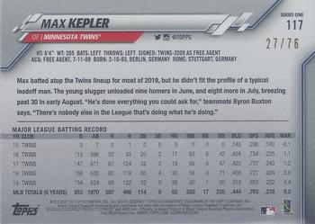 2020 Topps - Independence Day #117 Max Kepler Back