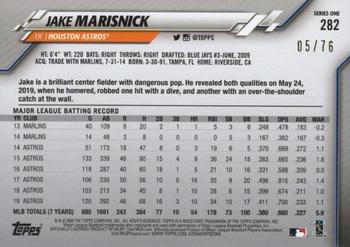 2020 Topps - Independence Day #282 Jake Marisnick Back