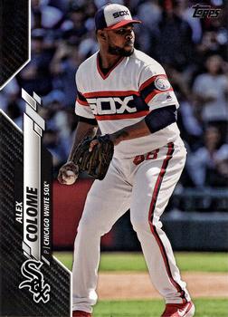 2020 Topps - Black #93 Alex Colome Front