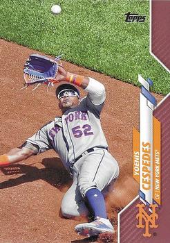 2020 Topps - Mother's Day Hot Pink #426 Yoenis Cespedes Front