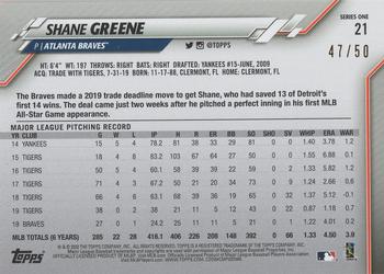 2020 Topps - Father's Day Blue #21 Shane Greene Back