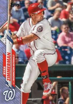 2020 Topps - Father's Day Blue #385 Ryan Zimmerman Front