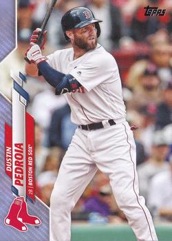 2020 Topps - Father's Day Blue #388 Dustin Pedroia Front