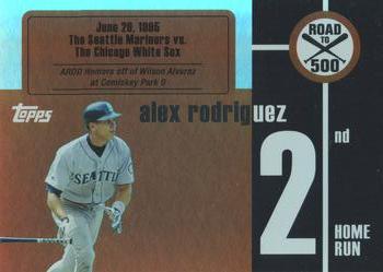 2007 Topps - Alex Rodriguez: Road to 500 #ARHR2 Alex Rodriguez Front