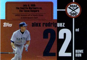2007 Topps - Alex Rodriguez: Road to 500 #ARHR22 Alex Rodriguez Front