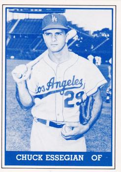 1980 TCMA 1959 Los Angeles Dodgers Blue #004 Chuck Essegian Front