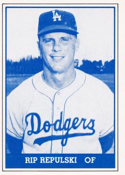 1980 TCMA 1959 Los Angeles Dodgers Blue #006 Rip Repulski Front