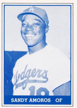 1980 TCMA 1959 Los Angeles Dodgers Blue #010 Sandy Amoros Front