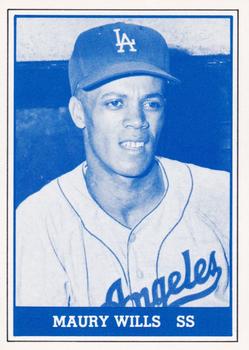 1980 TCMA 1959 Los Angeles Dodgers Blue #015 Maury Wills Front