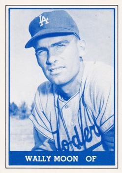 1980 TCMA 1959 Los Angeles Dodgers Blue #017 Wally Moon Front