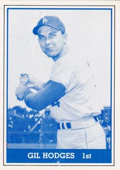 1980 TCMA 1959 Los Angeles Dodgers Blue #024 Gil Hodges Front