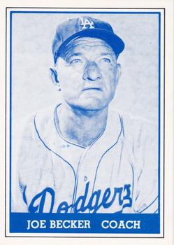 1980 TCMA 1959 Los Angeles Dodgers Blue #025 Joe Becker Front
